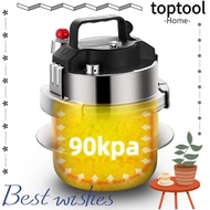 TOPTOOL Pressure Cooker, Uncoated 0.8L/1.2L/1.6L/2L Mini Pressure Pot, -Proof Stainless Steel Cookin