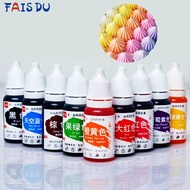 FAIS DU 10mL 4/10Bottles Food Coloring for DIY Baking Edible Pigment Pastry Bakery Accessories Food 