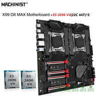 [Kkde] เครื่องมือ D8 X99สูงสุดชุด Moederbord อินเทล Lga 2011-3ชุด Xeon E5 2696 V4 Cpu คู่ประมวลผล Dd