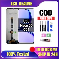 FOR LCD REALME C53/ Note 50/ C51 Compatible For Original Glass Touch Screen Digitizer