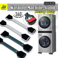 【24hr SHIP】Upgrade Washing Machine Stand Roda Mesin Basuh Kaki Dryer Roller Base Pelapik Mesin Basuh Fridge Stand Wheel
