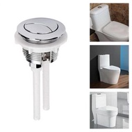 **包郵** [2件裝] ABS馬桶水箱配件 電鍍雙按鍵開關 浴室潔具配件 [平行進口] YY2851