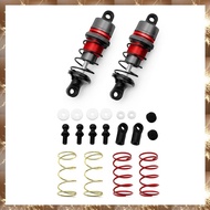 (O I Q B)1/10 1Pair of Metal Hydraulic Shock Absorbers RC Remote Control Car Flat Racing Drift Car (