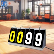 [Gazechimp] Flip Score Board Score Keeper Digital Scorer 4 digits Score Flipper for Outdoor