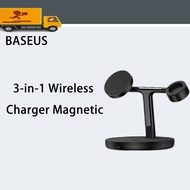 Baseus 3 in 1 Wireless Charger Magnetic Charging Bracket Magnetic Adsorption For Phone 13 12 Pro Max
