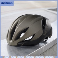 Acituna Aerodynamic Road Bike Helmet Sleek Aero Helmet Ventilated Adjustable for Cyclists Cycle Ridi