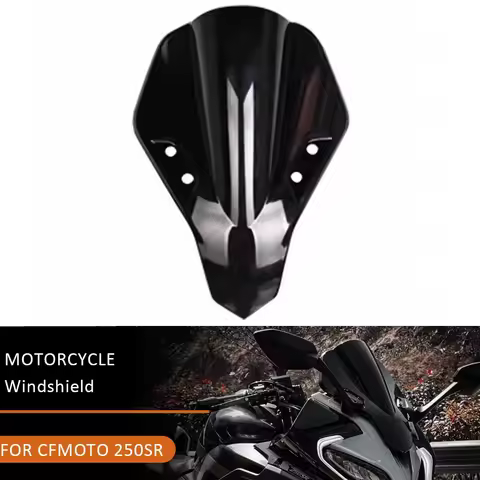 250SR Windshield Wind Screen Deflectors Windscreen Motorcycle Accessories For CFMOTO CF MOTO 250 SR 