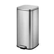 EKO Stella Stainless Steel Pedal Dustbin with Inner Liner Soft Close Lid Fingerprint-Resistant (5-30