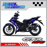STICKER STRIPING GTR 150 - STICKER STRIPING LIST VARIATION HOLOGRAM, CHROME GTR 150 DOEL 004