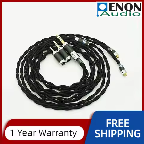 Penon Space 4 Shares OFC Silver-Plated HiFi Audiophile Earphone Replacement Cable IEM Upgrade Cable 
