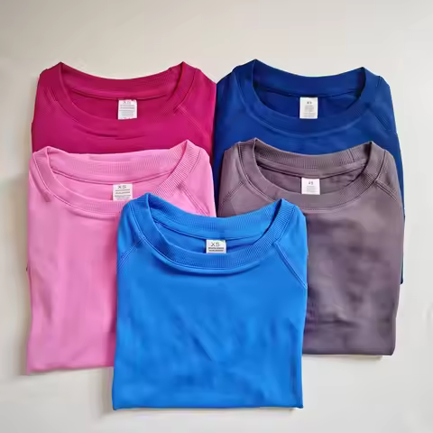 Impact Short Sleeve Top With Logoprint Sports T-Shirt Women Fitness Gym Workout Yoga Shirt DFYNE LAN