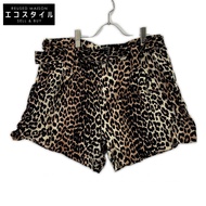 Gunny黑色x黃色豹紋短褲，42碼 [二手]