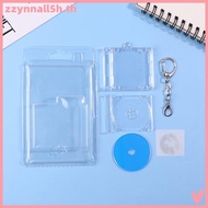 zzynnall5h 1set Mini NFC Functional CD Disc Case Key Chain Peripheral Commemorative Album Key Holder
