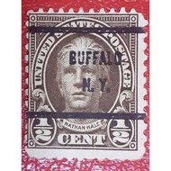 USA 1925 Nathan Hale 1/2C Precancel Stamp
