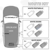 White 6000K LED Interior Trunk Lamp Free Error For Land Defender L663 Range Rover Sport L494 L405 C