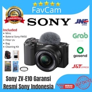 Sony ZV E10 Kit 16-50MMSony ZVE10 ZVE 10 Kit 16-50 Garansi Resmi 