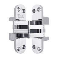 Shaped Door Hidden Hinge Hinge Cross Hidden Hinge 180 Degree Hinge Folding Cabinet Door Hinge Hidden