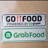 stiker grabfood atau gofood atau shopefood