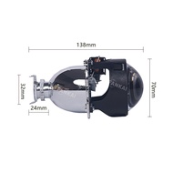 BILED WST 2.5 INCH Fiber Karbon DC 12V/HighBeam 55W  LowBeam 50W PROJECTOR LED BLUE LENS PROJIE