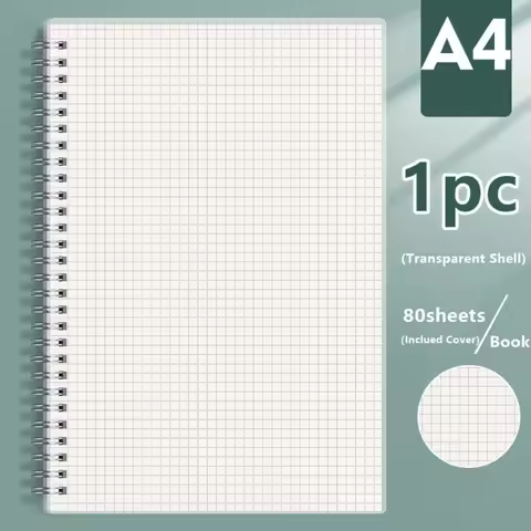Multifunctional A4/A5/A6/B5 Coil Notebook Grids/Blank/Horizontal Line Flip Over Design Sketchbook Sp