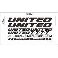 United Bike Sticker United Bike Sticker MTB Bike