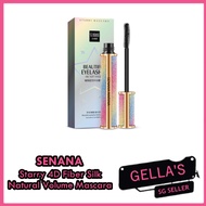 Senana 4D Starry Mascara Silk Fiber Lashes Curled Volume Waterproof Smudge Proof Eyelashes Mascaras