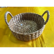 Water Hyacinth Tray Handle | Baby basket | Water hyacinth handle basket | Multi-Function Water Hyaci