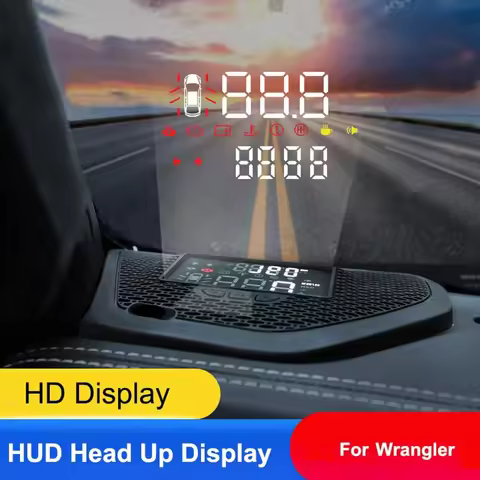Superior-Car Head Up Display HD Projector Screen HUD Overspeed Alarm For Jeep Wrangler JL 2018 2019