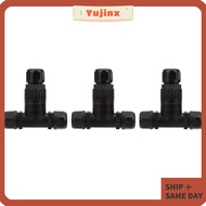 YUJINX 5Pcs Waterproof Cable Connector, 3.5-10mm Wire Range 3 Pin 3 Way Junction Box, Durable Indust