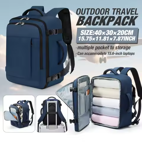 Hand Luggage Backpack 40x30x20 Travel Cabin Airplane for Ryanair 24L Travel Backpack for Men Woman, 