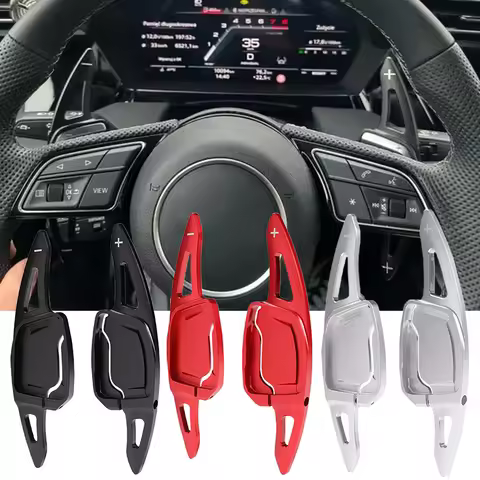 Aluminum Steering Wheel Paddle Shifter Extension For Audi 2019+ A1 A6(C8) A7 A8 S6 S7,2020+ A4/S4 (B
