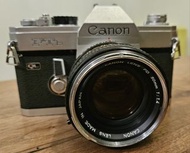 Canon FD 50mm + FTb