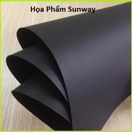 A0 hardcover black paper 160gsm set of 5 sheets