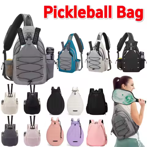 Pickleball Backpack Portable Pickleball Bag Large Capacity Pickleball Paddle Bag for Pickleball Tenn