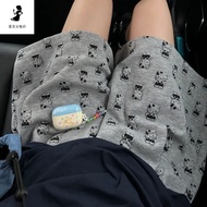 休閒褲 居家 五分 褲子女短褲 Hello Kitty printed shorts for women with high waist 少女凯蒂猫印花短裤睡裤夏季女款2025年新款休闲裤居家五分裤子