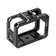 XT-XINTE Metal Action Camera Cage for AKASO Brave8 Protective Frame Quick Release Mount 1/4"-20 Scre
