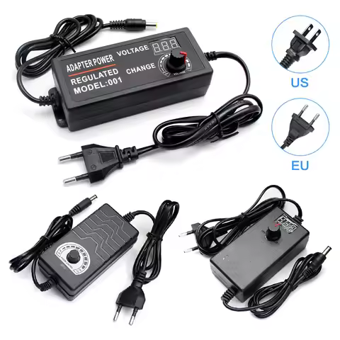 Adjustable Power Supply Various Power Adapter Universal AC 110V 220V TO 3V-12V 3V-24V 9V-24V 1-24V 2