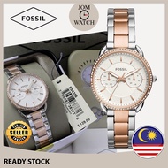 [Authentic] Fossil Women Tailor White Dial Silver Stainless Steel Watch ES4396 Jam Tangan Wanita