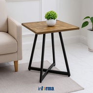 Informa Manford x Coffee Table 70x70x75 cm - Brown Coffee Table Living Room Table Sofa Table Minimal