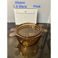 vision cookware 1.5 liters (pink)