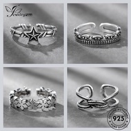 JEWELRYPALACE JEWELRY Silver 925 Adjustable Perempuan Ring Cincin Retro Diamond Women Moissanite Original M151