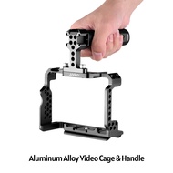 Andoer Andoer Aluminum Alloy Camera Cage Kit with Top Handle Replacement Video Bracket for A7R III /