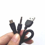 Usb To Micro USB And 3.5mm AUX Cable - Micro USB To 3.5mm AUX Splitter
