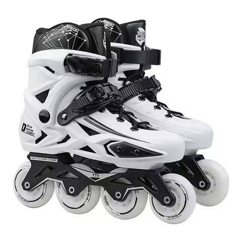 Laser-Engraved Frame Professional Inline Skates for Adults - Men's & Women's Freestyle Slalom Skates