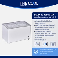 The Cool ตู้แช่แข็งใหญ่ ตู้แช่ฝากระจก ความจุ 14.3 คิว ตู้แช่ไอศกรีม ตู้เเช่อาหารสด รุ่น Diana TC405K