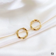 STAINLESS STEEL GP18K EARRING SE2036G
