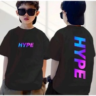 BUDAK BUDAK HYPE DESING 2 DEPAN & BELAKANG T-SHIRT SHORT SLEEVE SIZE ( 2-20 )100%COTTON  READY STOCK