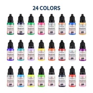 3D Printing Materials Foreverlily 24PCS Acrylic Set Airbrush Spray s Water Pigment for ing Nail Art 