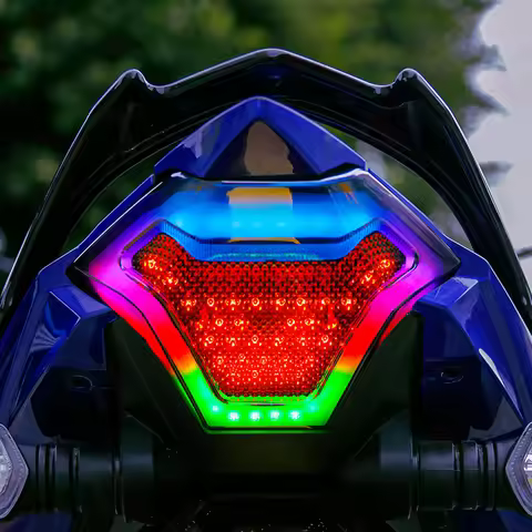 For Yamaha MT-07 MT-25 R3 R25 Y15 V1 V2 Motorcycle LED Tail Light Waterproof Integrated Turn Signal 