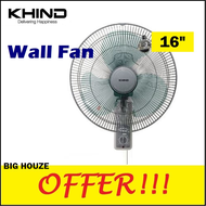 Khind WF1601 WF1602 / Midea 16 inch Wall Fan MF-16FW6H 3 Years Warranty Kipas Dinding